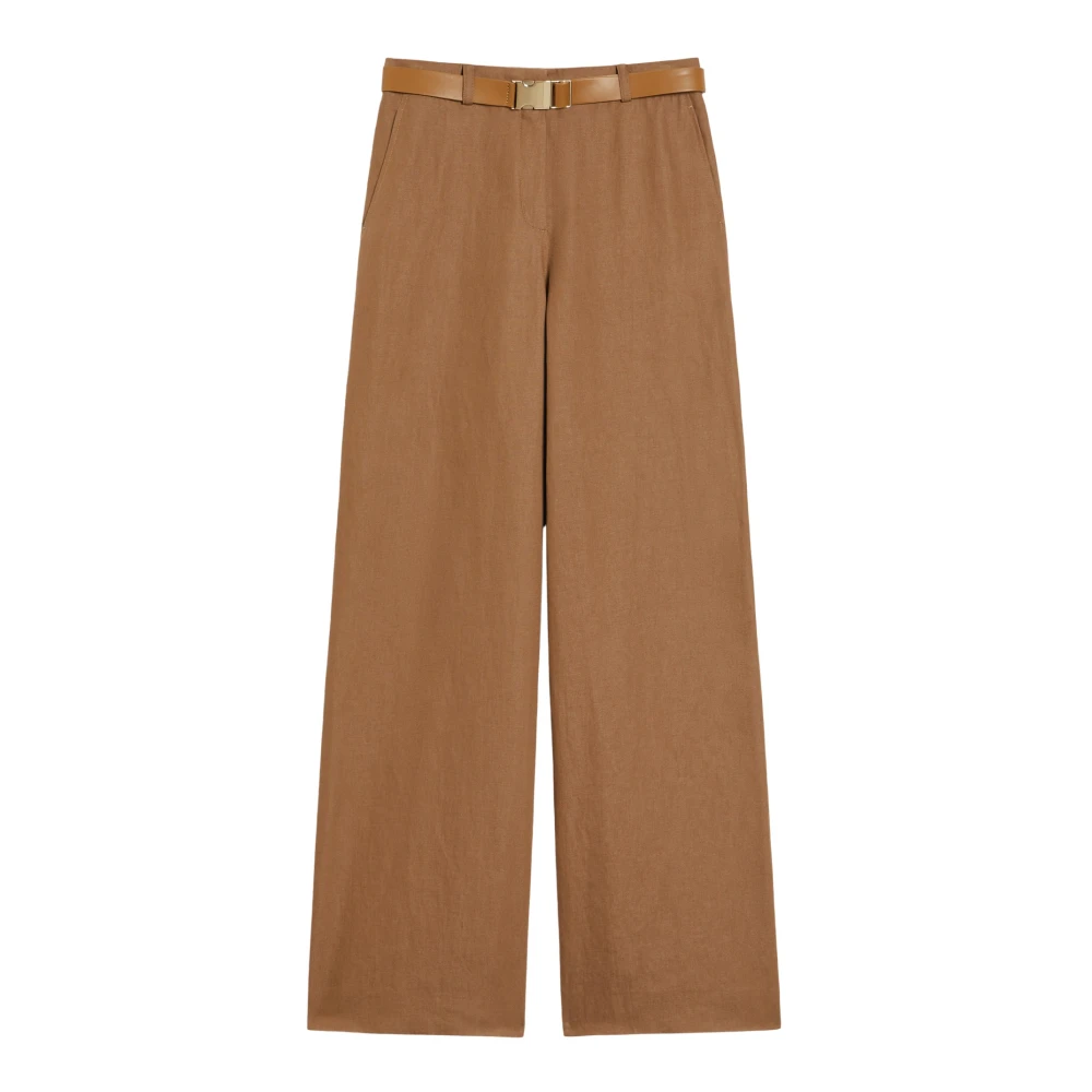 Trousers > Wide Trousers - - Max Mara Studio - Modalova