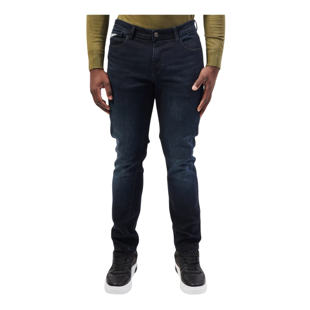 YES ZEE Zwarte Jeans 5-Pocket Donkere Wassing Black Heren