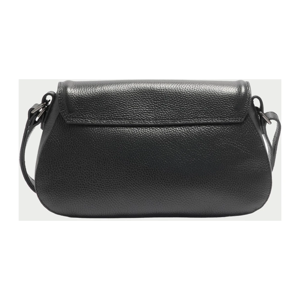 Marc Ellis Zwarte leren handtas Nathalia Black Dames