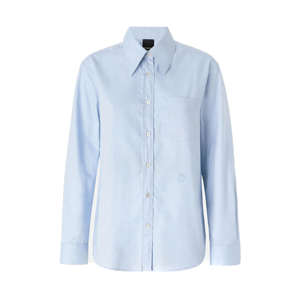 Pinko Women's Blue Stylish Shirt - Shirts - M- Blouses & Shirts