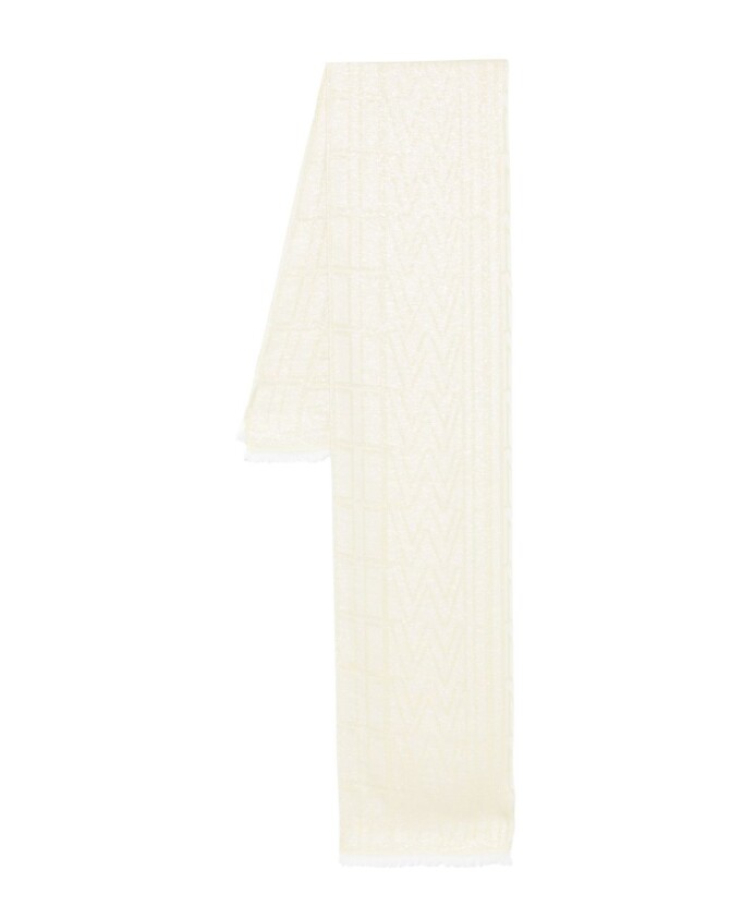 echarpe-creme-jacquard-a-franges
