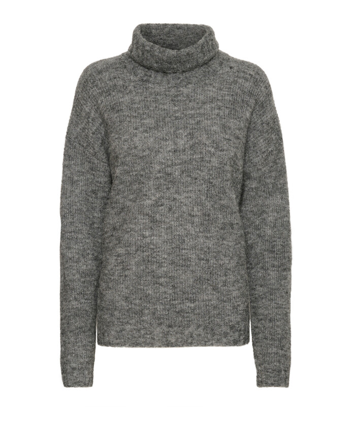 pull-col-roule-en-tricot-gris-fonce