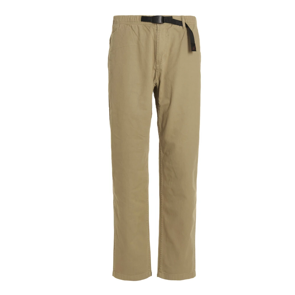 Gramicci Beige Straight Trousers, Male, L, Pant Chino