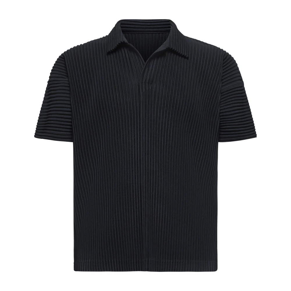 Issey Miyake Zwarte T-shirts en Polos voor Mannen Black Heren
