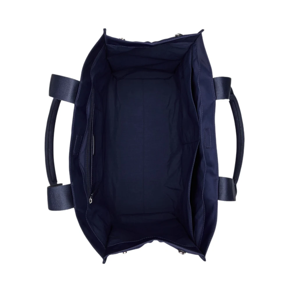Ralph Lauren Stijlvolle leren tote bag Blue Dames