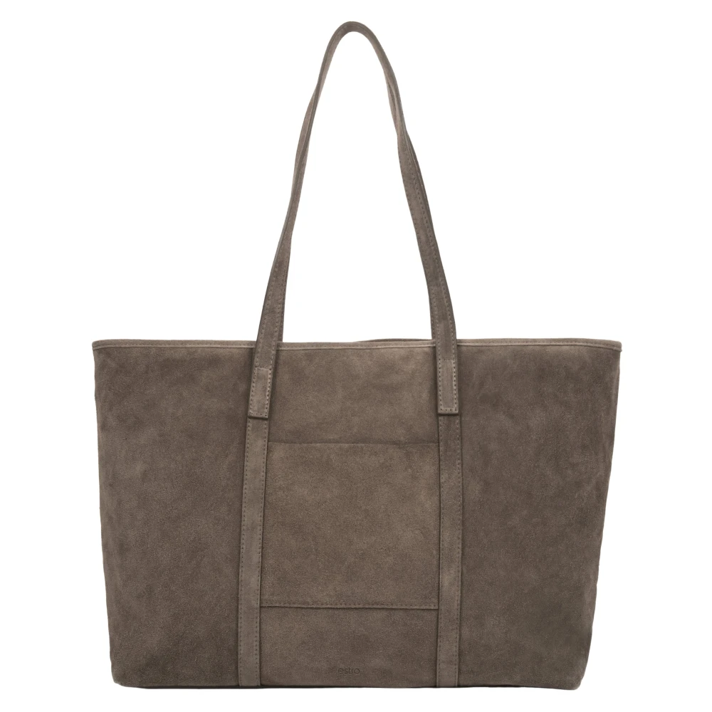 Estro Women's Brown Shopping Bags, One Size, Shopper Bag