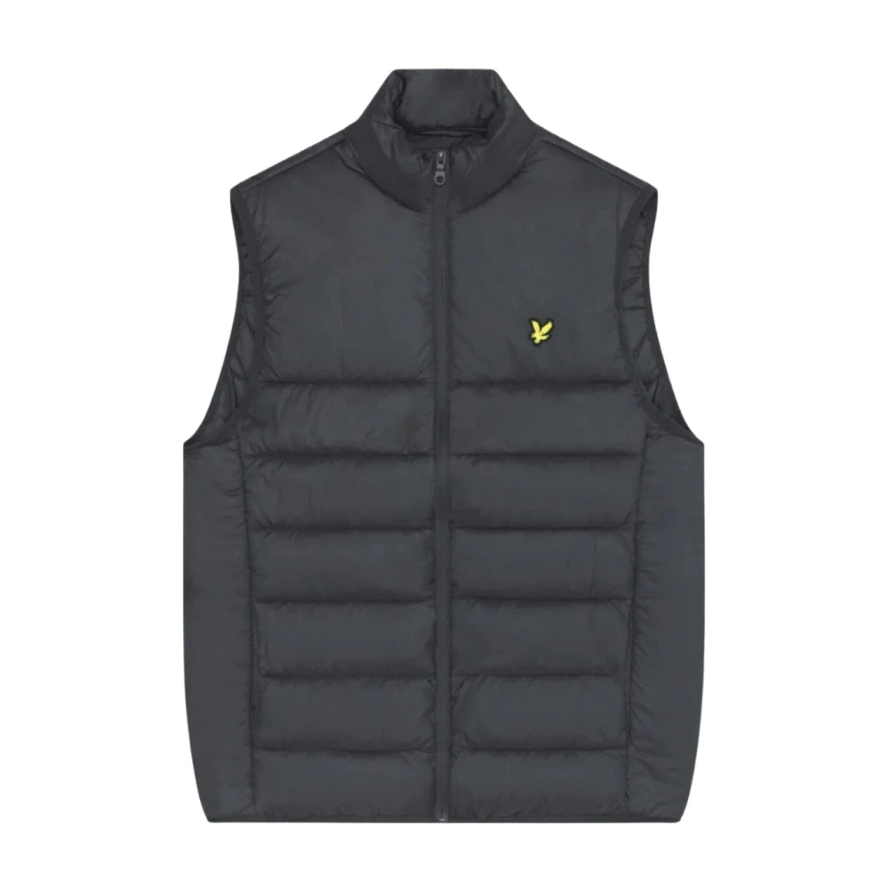 Lyle & Scott Gewatteerde Gilet voor Mannen Gray Heren