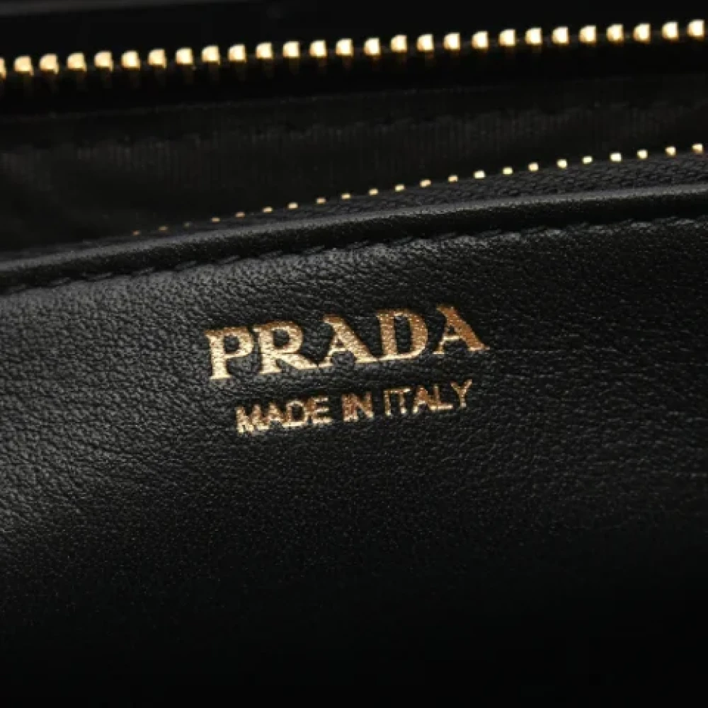 Prada Vintage Pre-owned Leather wallets Black Dames