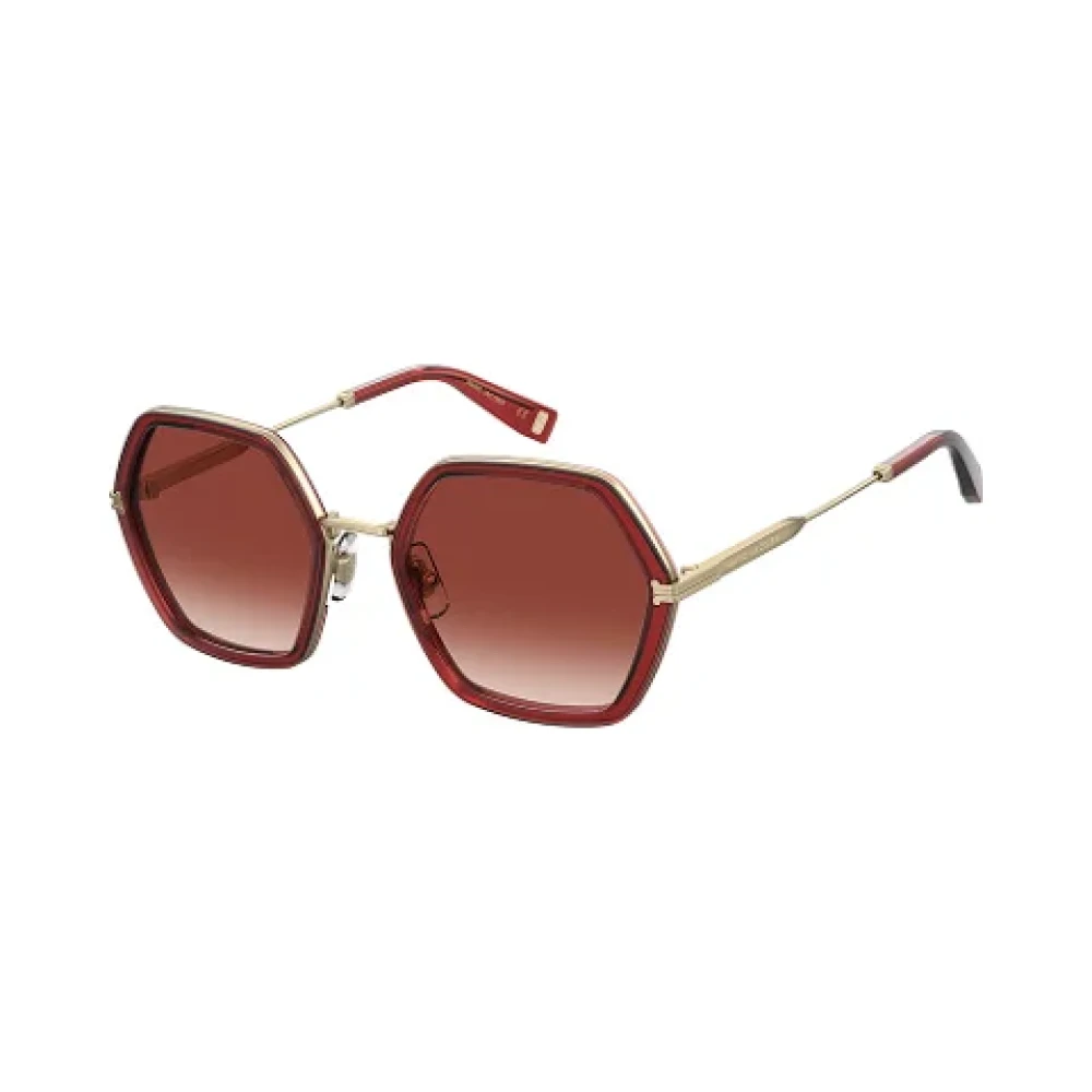 Marc Jacobs Pre-owned Metal sunglasses Red Dames