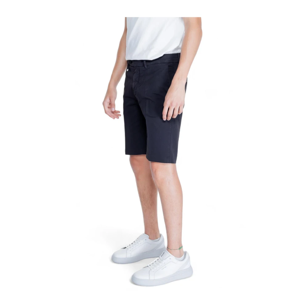 Antony Morato Zwarte Katoenen Chino Shorts Black Heren