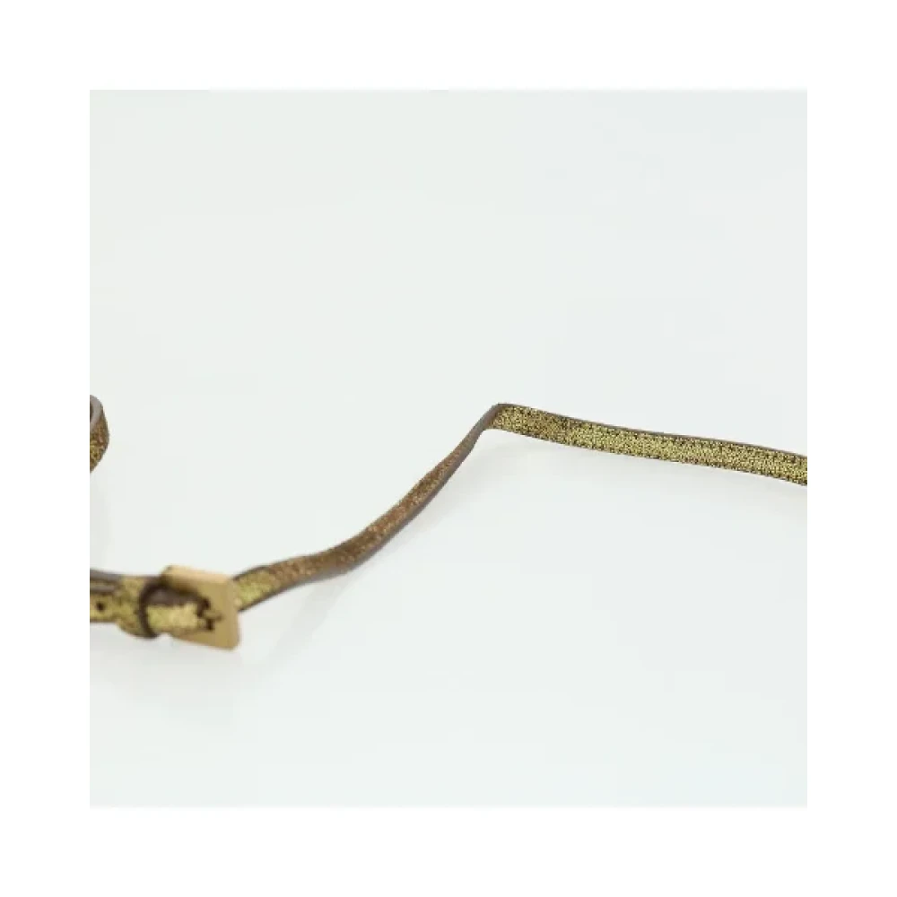 Fendi Vintage Pre-owned Canvas fendi-bags Yellow Dames