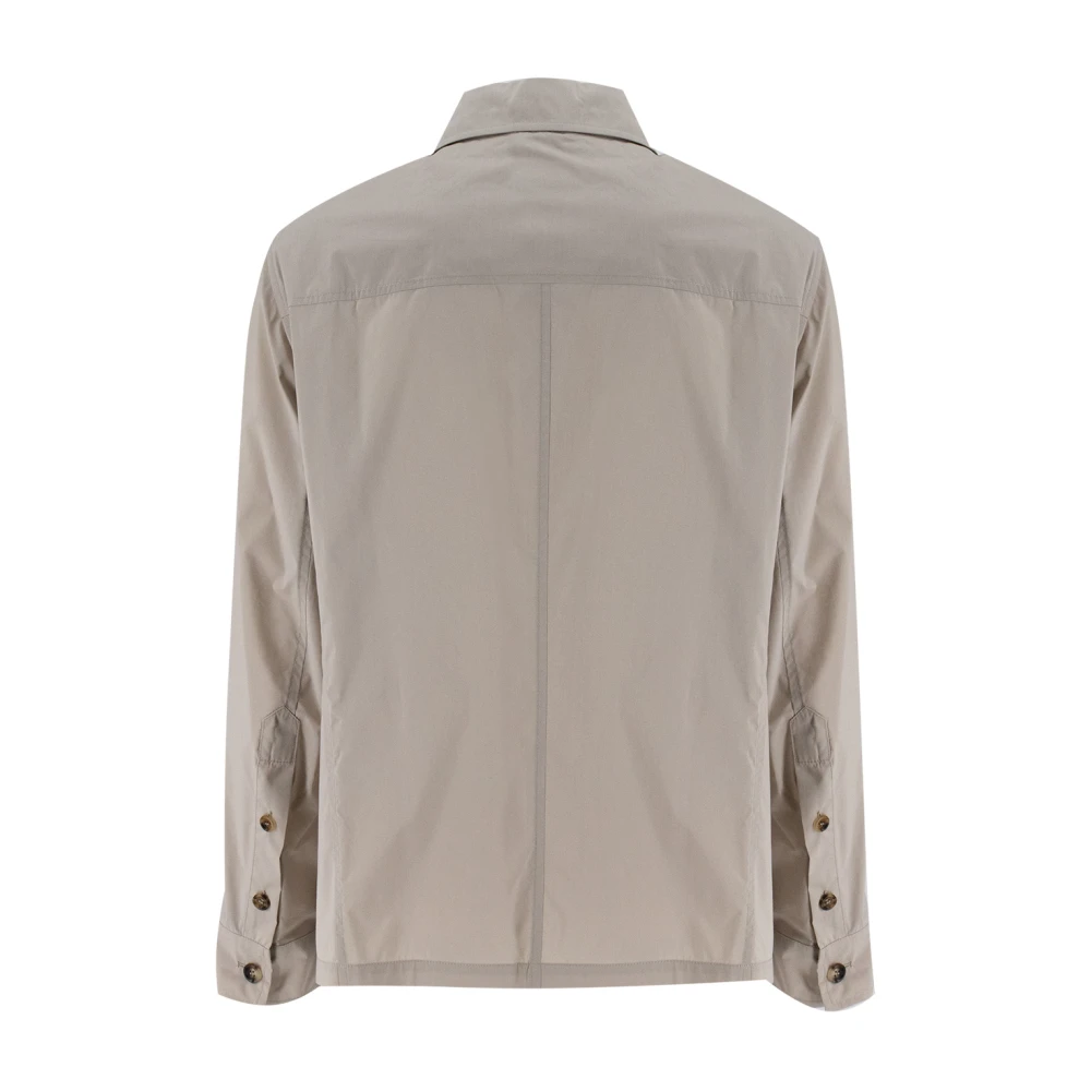 BRUNELLO CUCINELLI Retro Reisjas voor het lenteseizoen Beige Heren