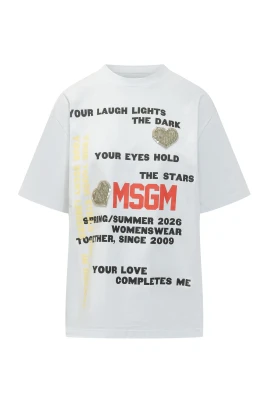 Utsmyckad grafisk t-shirt
