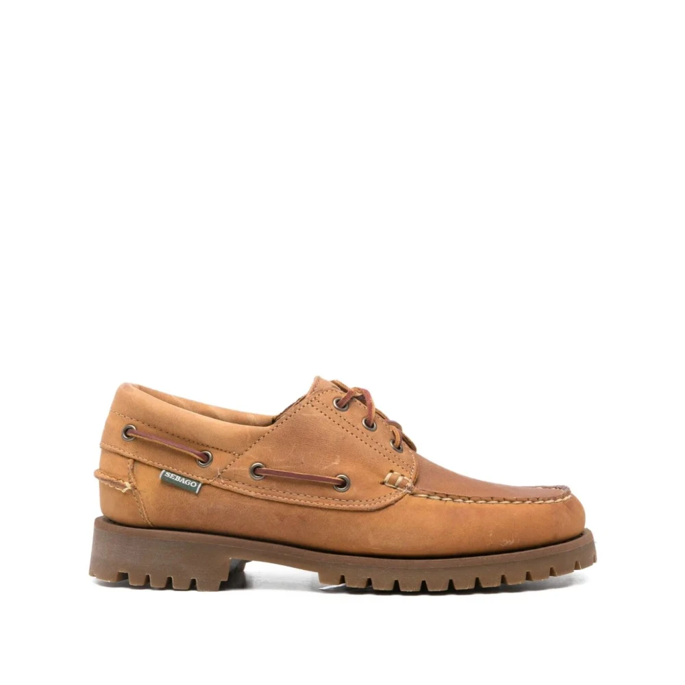 Sebago Men's Brown Boat Shoes, 7 Uk, Crazy Horse Lace Up Boots