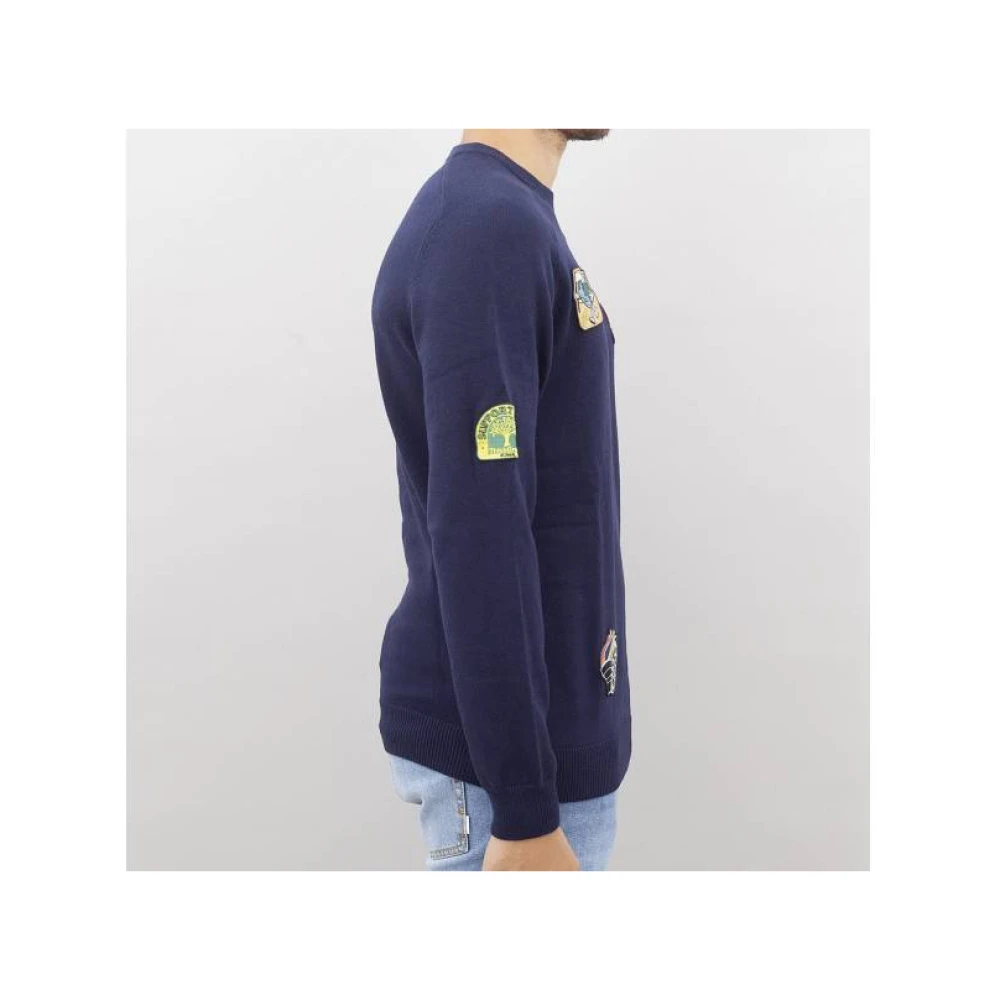 Sun68 Truien Blue Heren