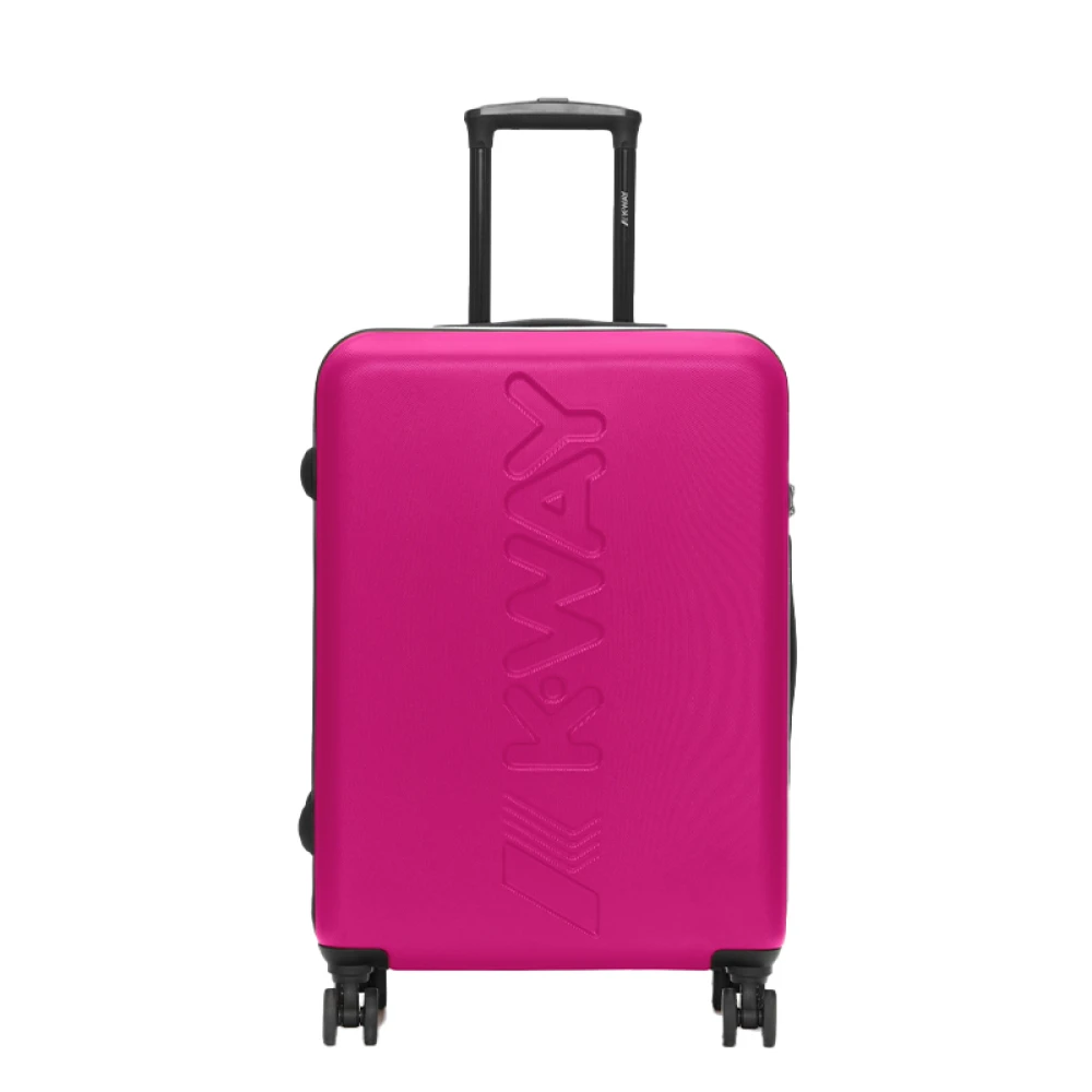K-way Stijlvolle Bagage en Trolley Pink Unisex