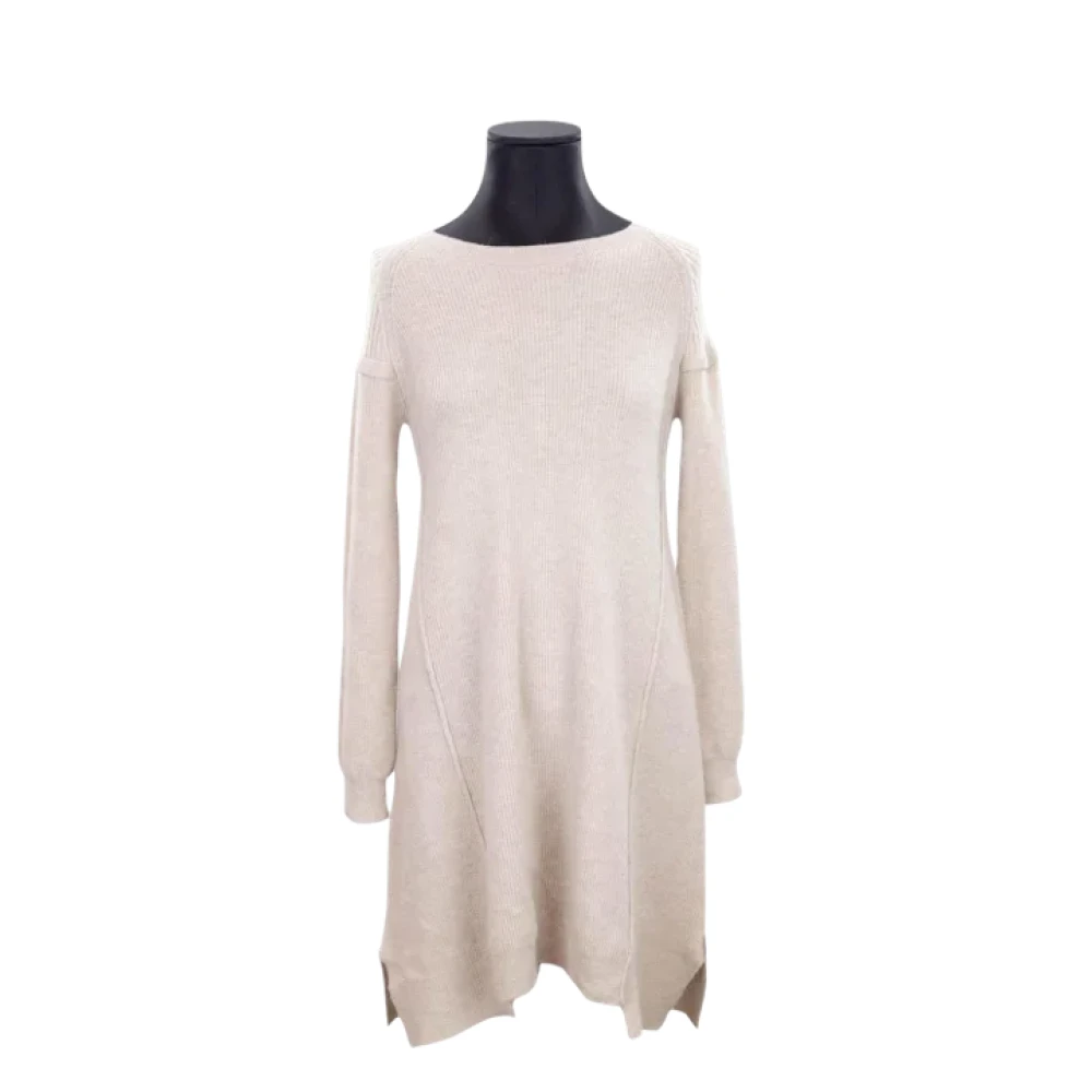 Stella McCartney Pre-owned Wool dresses Beige Dames