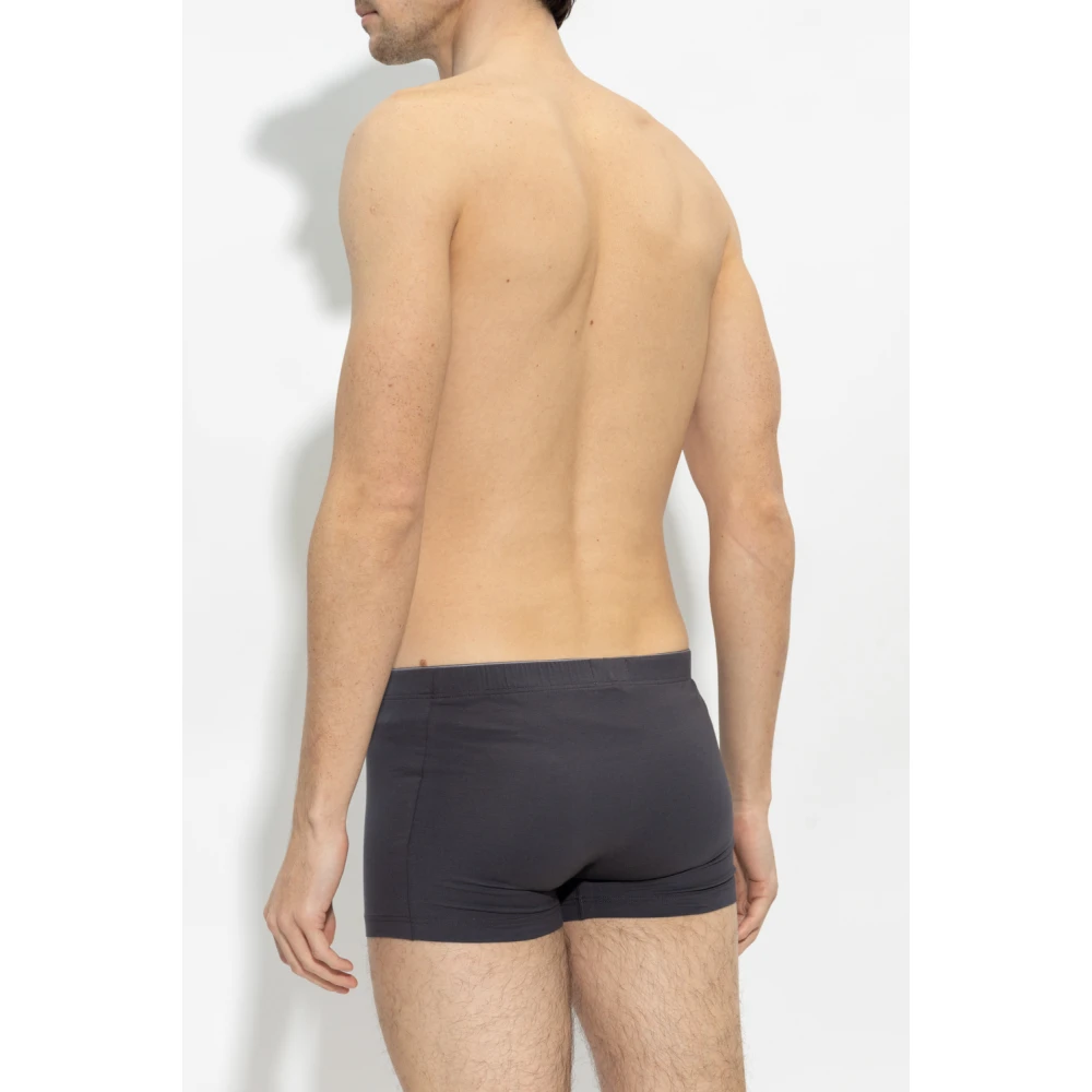 Hanro Katoenen boxershorts Gray Heren