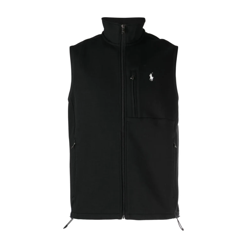 Polo Ralph Lauren Casual Svart Bomull Polyester Vest Black, Herr