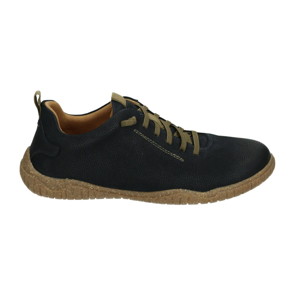 Josef Seibel Blauwe Leren Casual Schoenen Wallace 04 Heren Schoenen