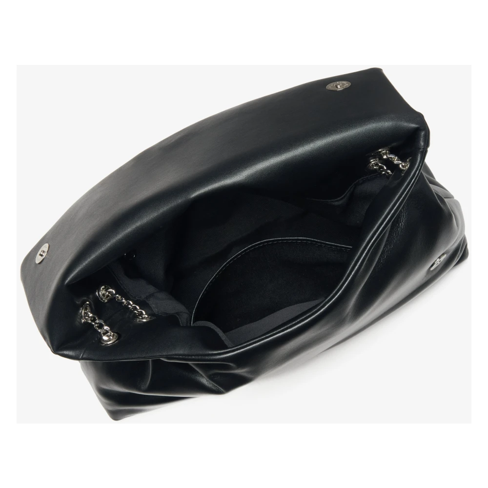 Estro Dames Zwarte Ketting Schouder Handtas Er00114989 Black Dames