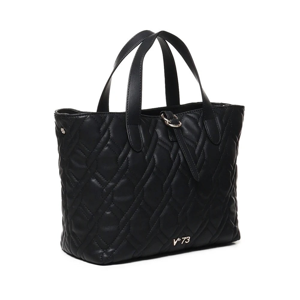 V73 Zwarte Synthetische Handtas voor Vrouwen Black Dames
