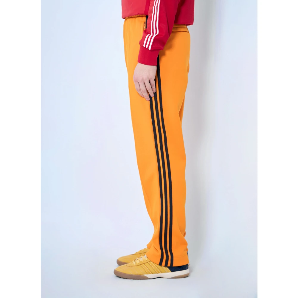 Adidas Logo Motif Track Pants Orange Heren