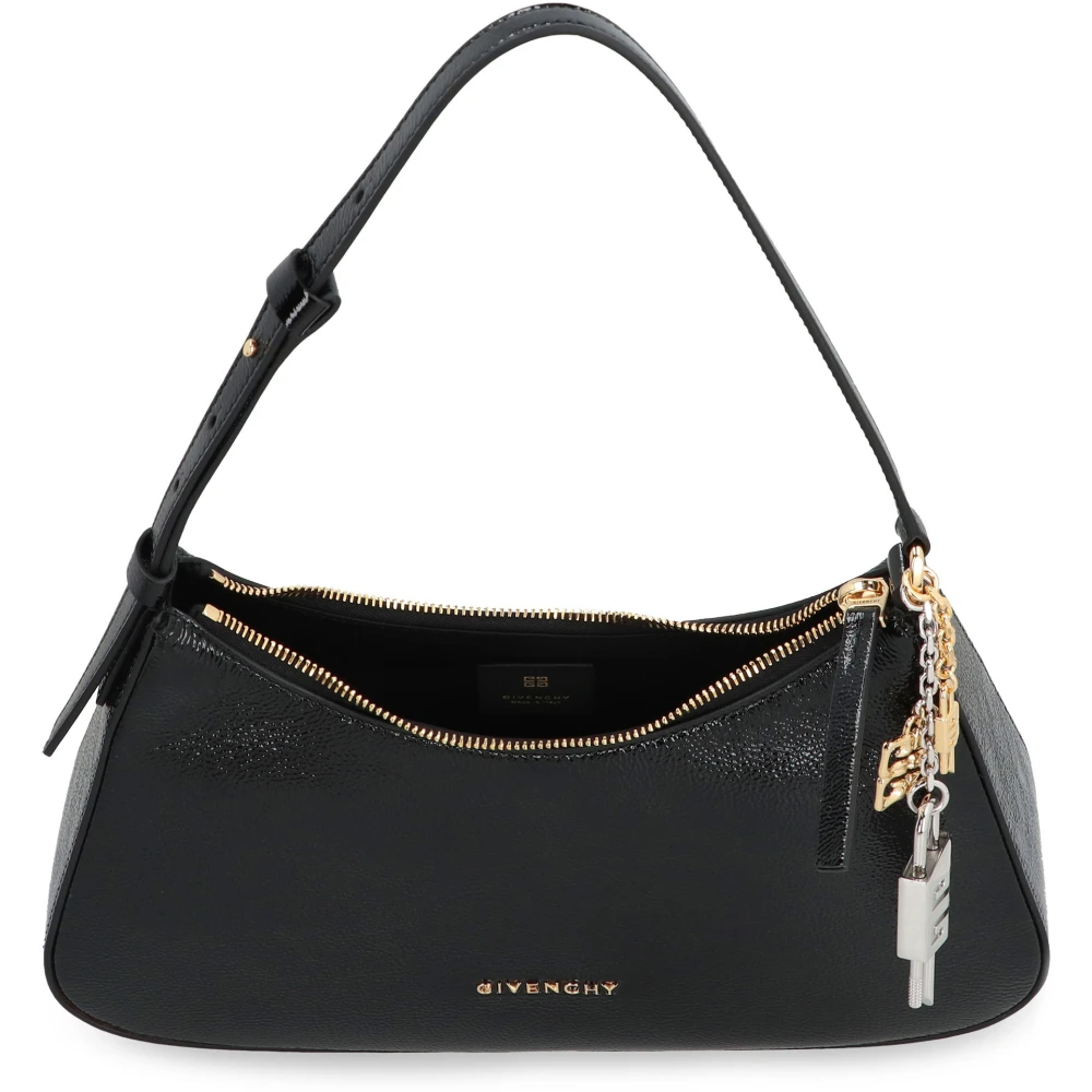 Givenchy Chique leren schoudertas met slot Black Dames