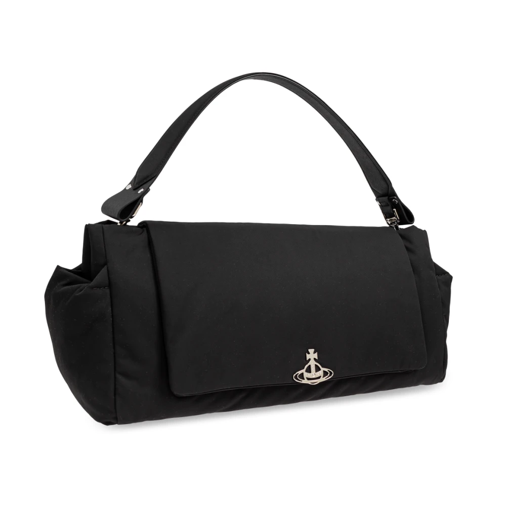 Vivienne Westwood Schoudertas Hazel XL Black Dames