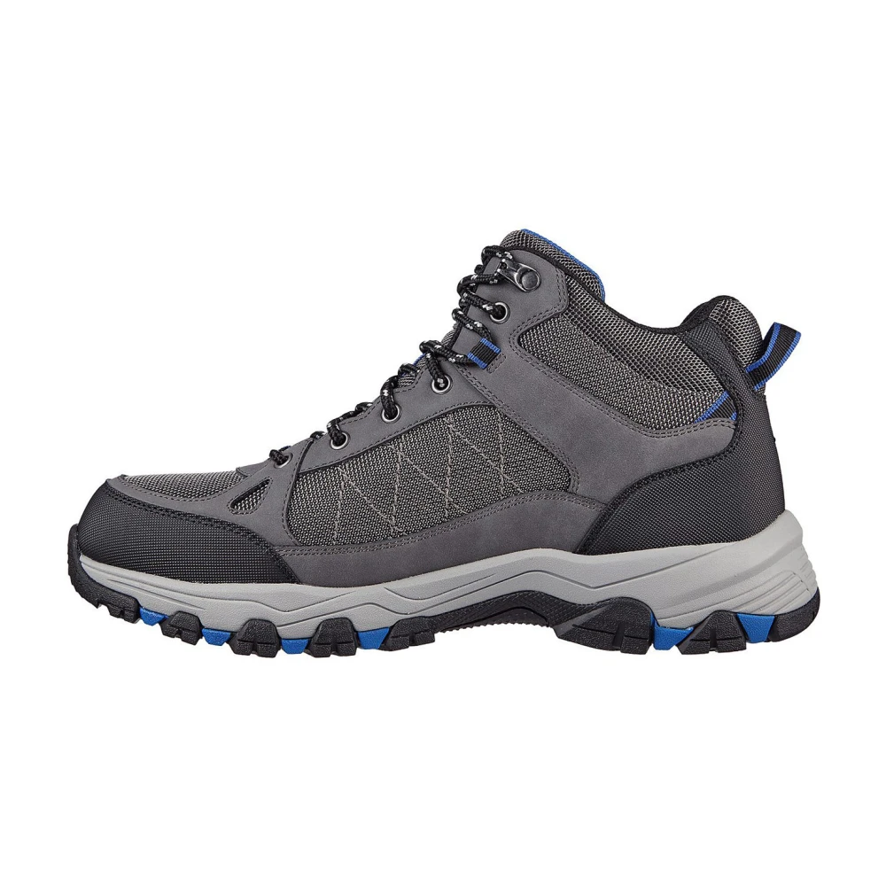 Skechers Waterdichte leren sneakers met Memory Foam Gray Heren