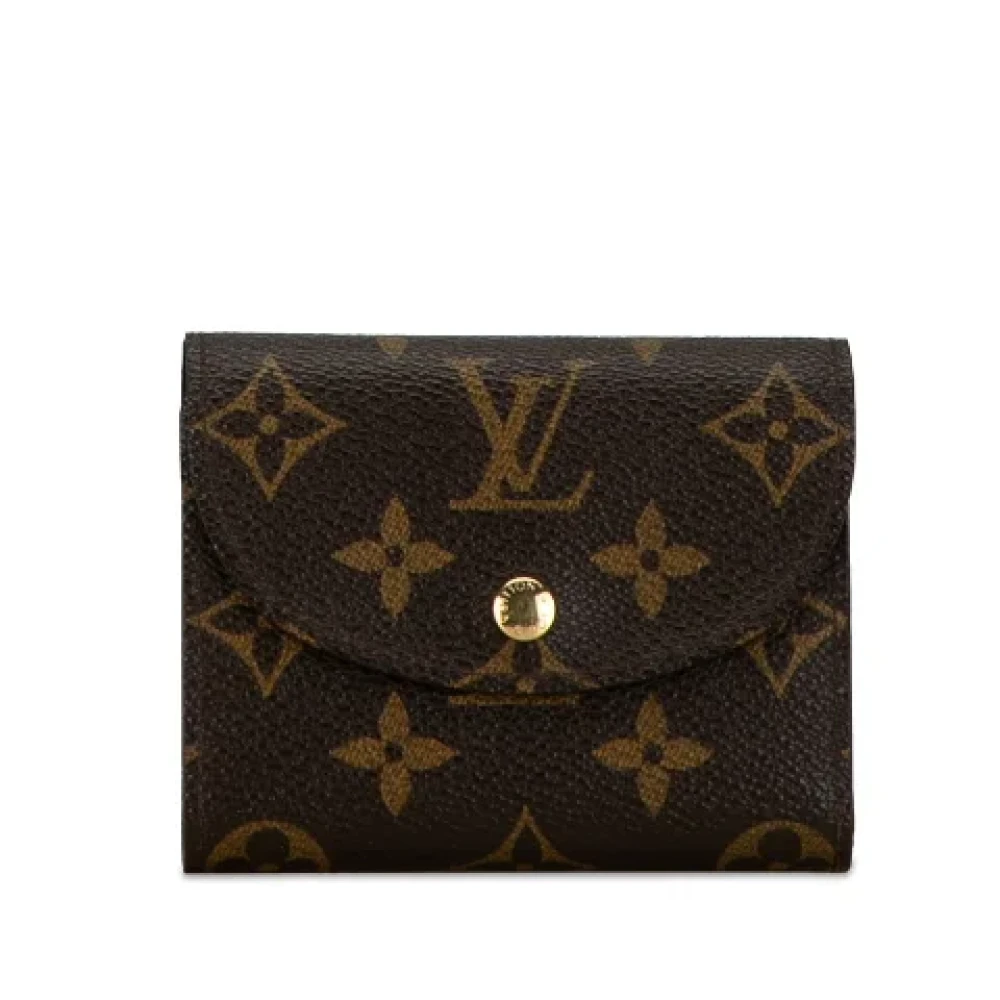 Louis Vuitton Vintage Pre-owned Canvas wallets Brown Dames