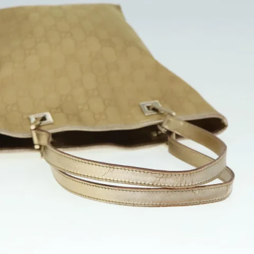 Gucci Vintage Pre-owned Canvas totes Yellow Dames