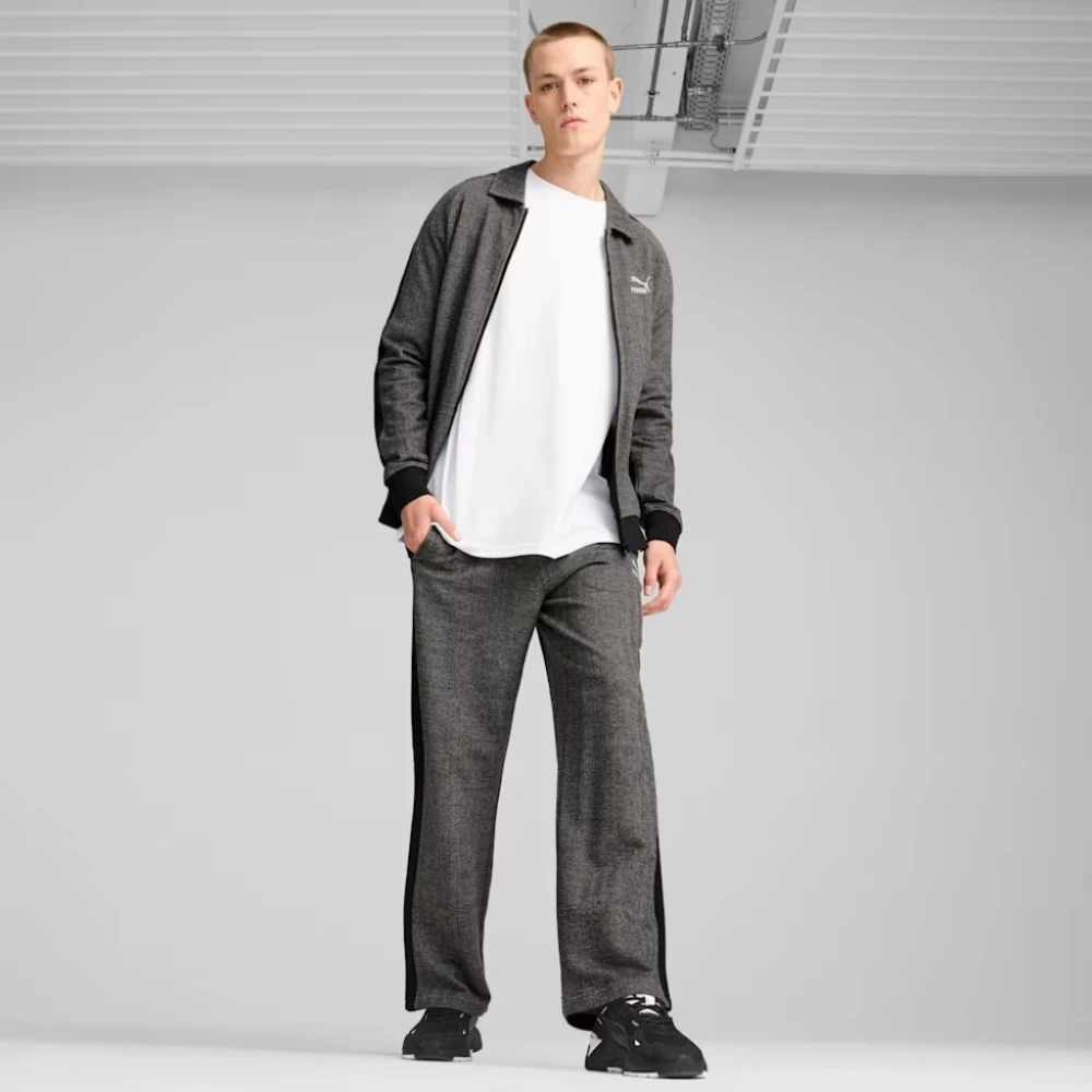 Puma Track Jacket Zip-Throughs Black Heren