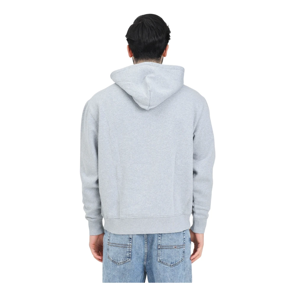 Tommy Jeans Grijze Hoodie Sweater Casual Lente Zomer Gray Heren