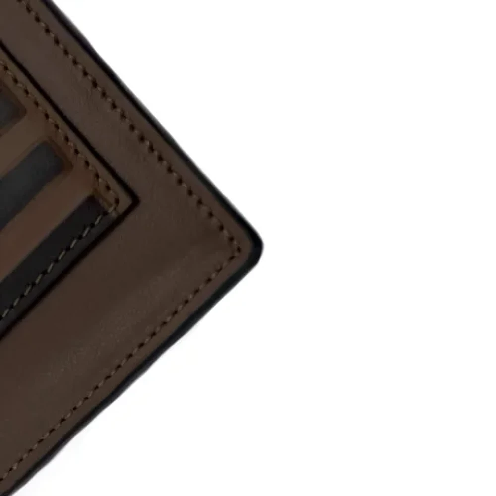 Fendi Vintage Pre-owned Leather wallets Brown Dames