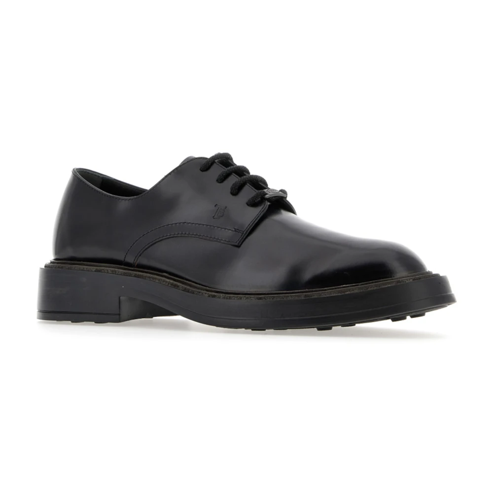 TOD'S Zwarte platte schoenen Black Heren