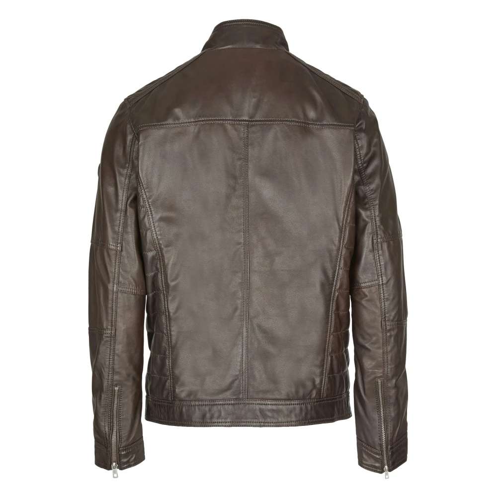 Bugatti Heren Leren Jas Bufidelio Brown Heren