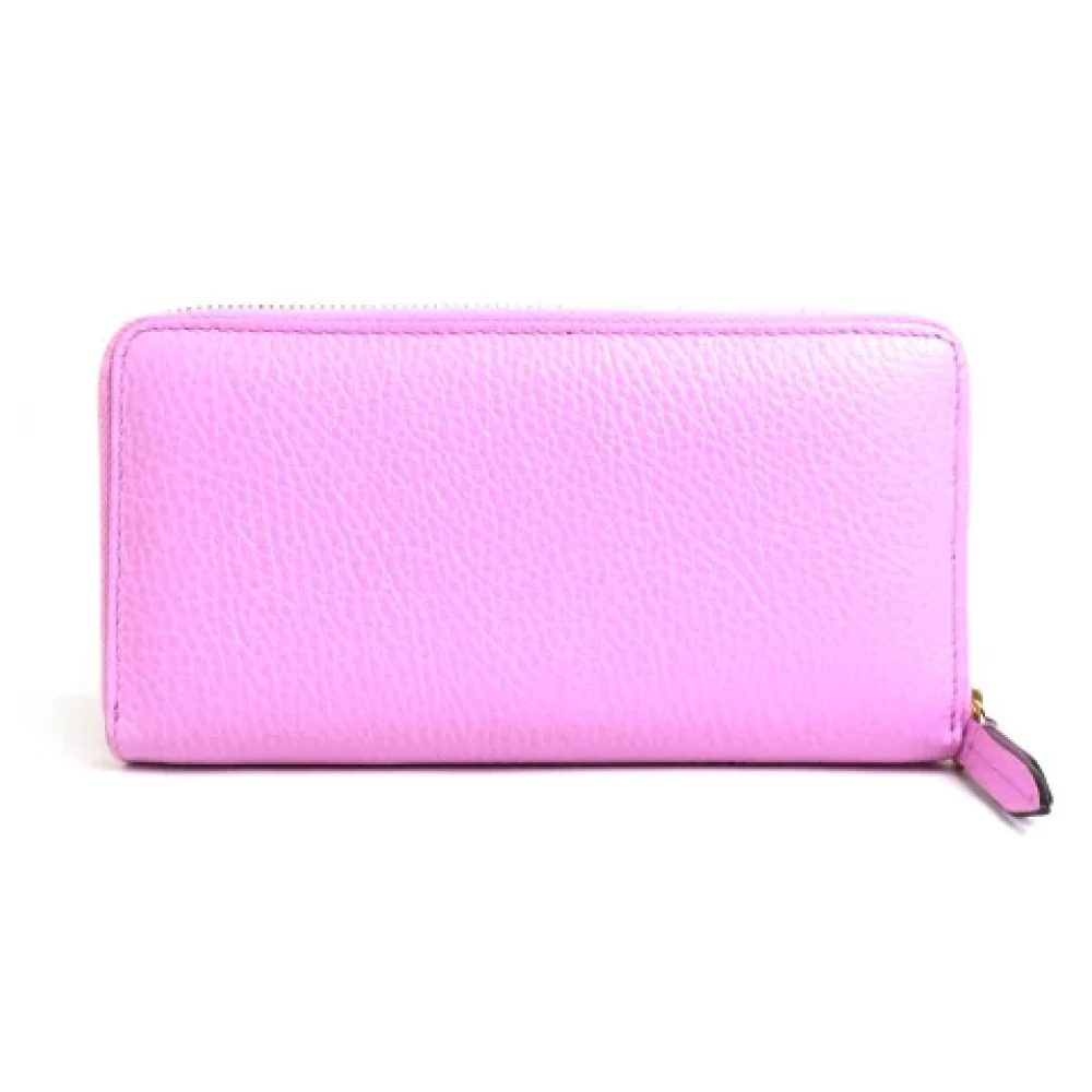 Gucci Vintage Pre-owned Leather wallets Pink Dames