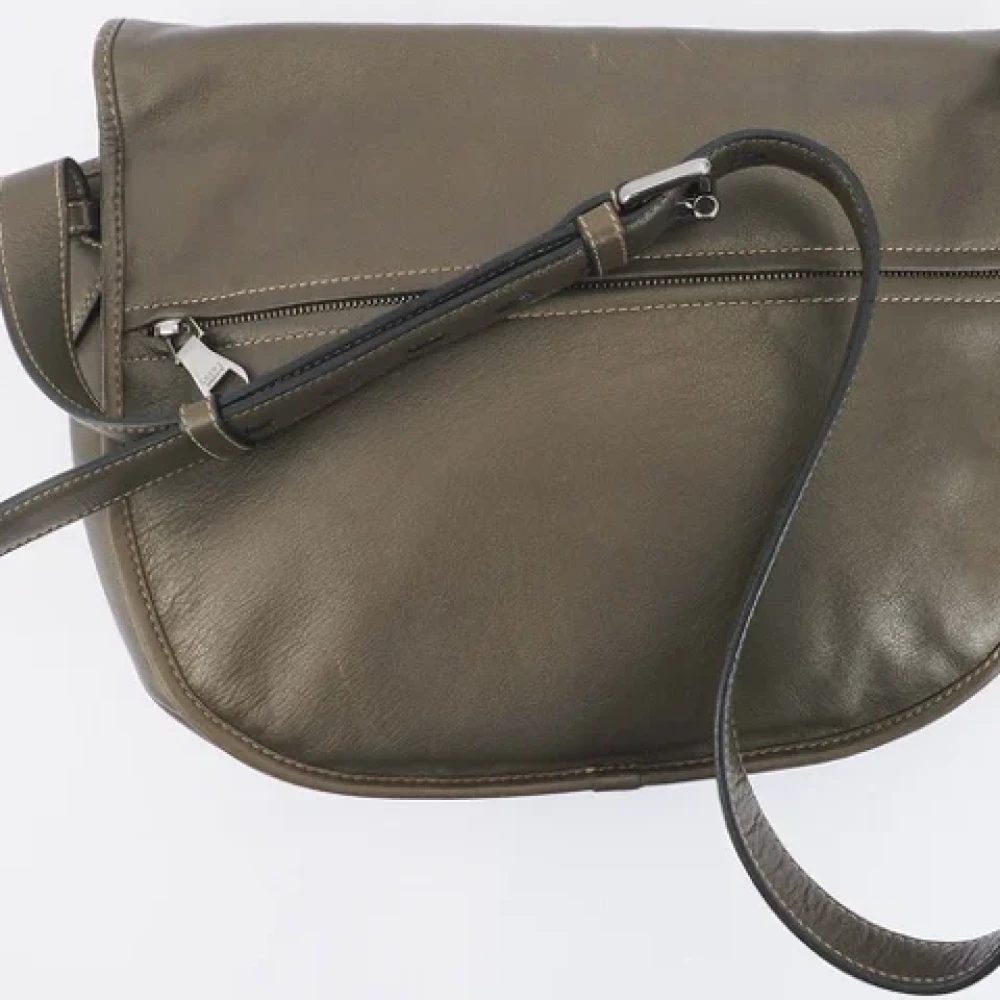 Loewe Pre-owned Leather shoulder-bags Brown Dames