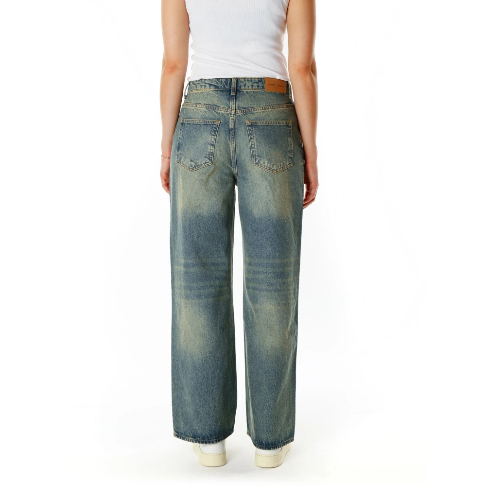 Samsøe Vintage Loose Fit Jeans Green Dames