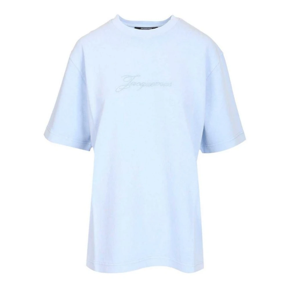 Jacquemus Blue T-Shirts, Male, Xs, T-Shirts And Polos Navy