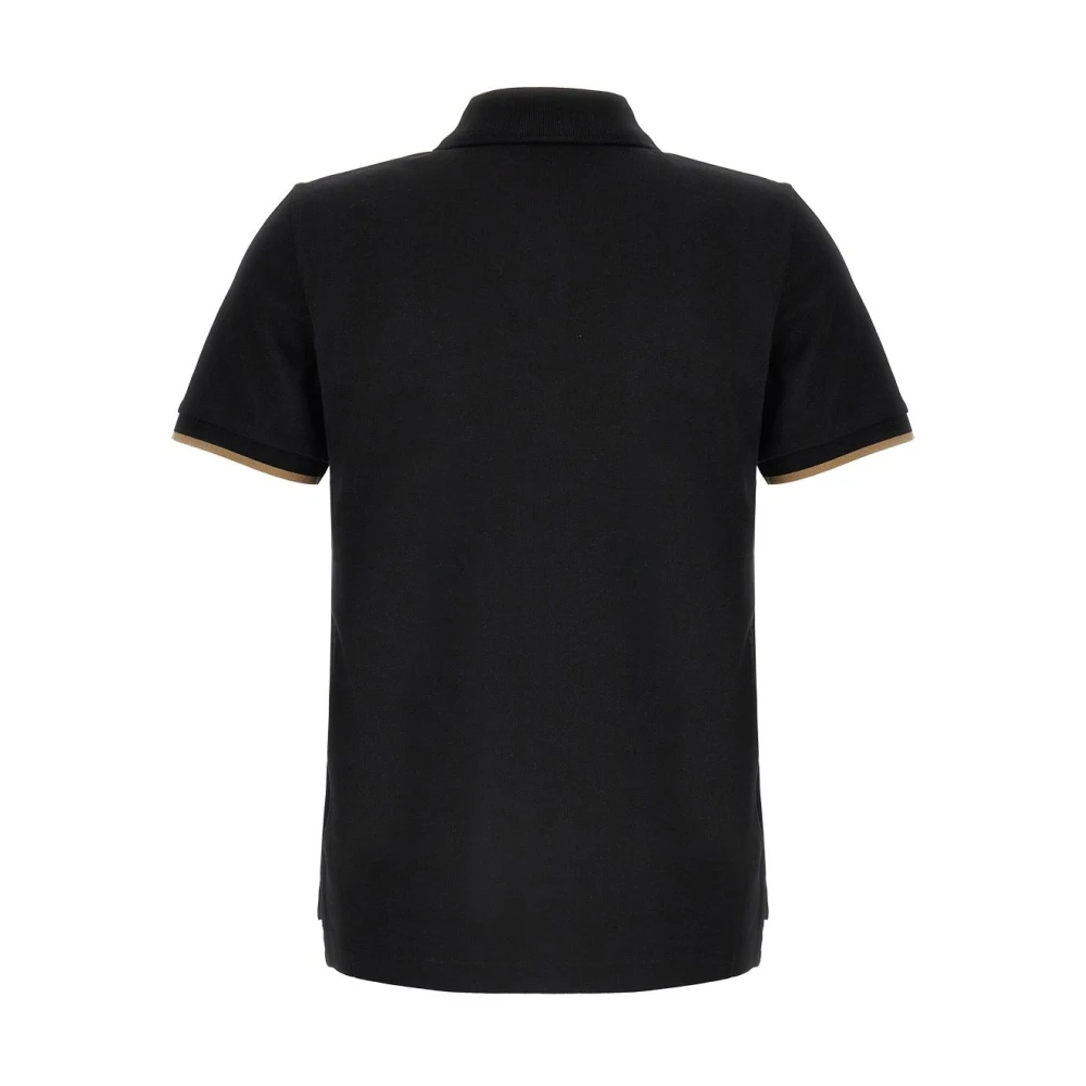 Moncler Zwarte Polo T-shirts en Polos Black Dames