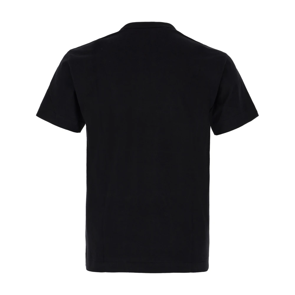 Comme des Garçons Play Casual Katoenen T-Shirt in Diverse Kleuren Black Heren