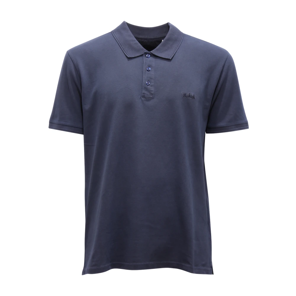 Woolrich Blue Polo Shirts, Male, 2XL, Mackinack Polo