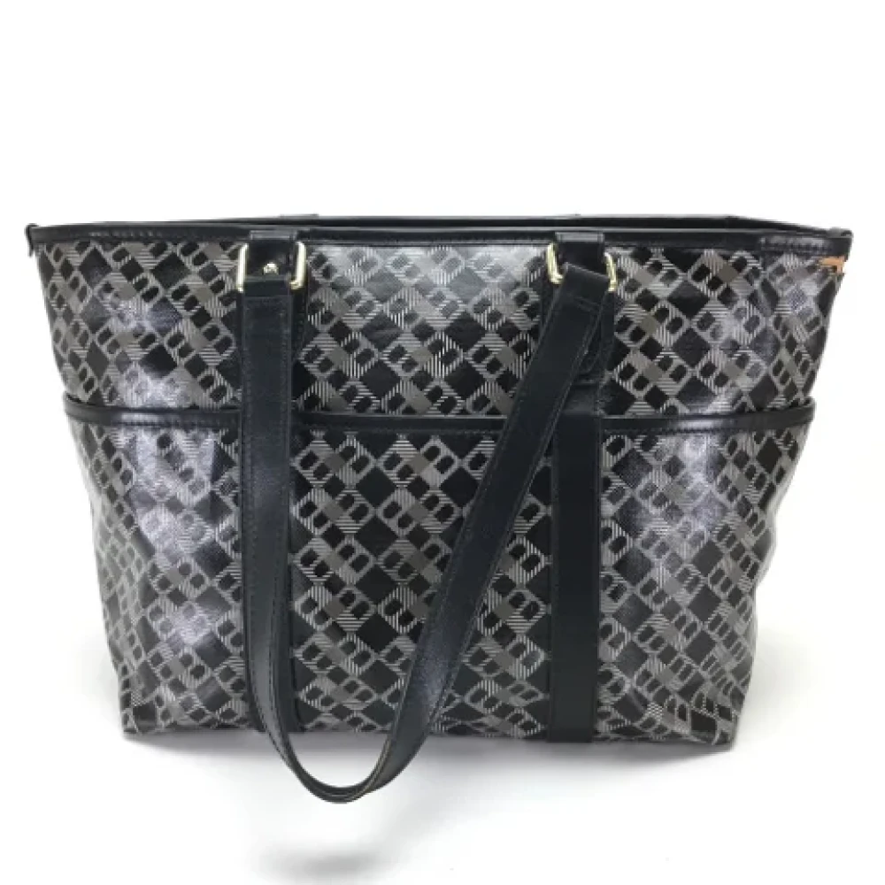 Bally Pre-owned Fabric shoulder-bags Black Dames