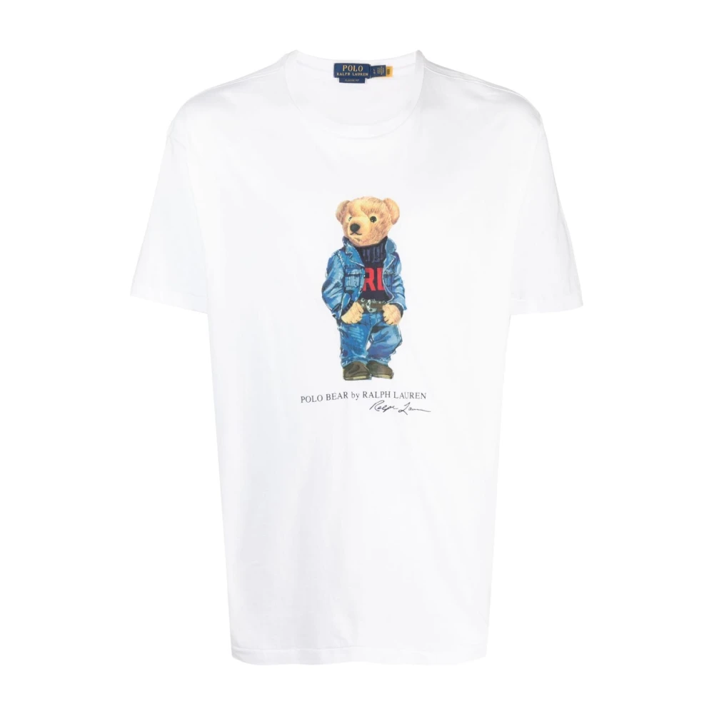 Ralph Lauren T-shirts en Polos Wit White Heren