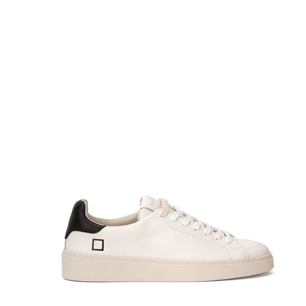 D.a.t.e. Mannelijk Wit Schoenen Heren, 43 Eu, Leer, Levante Sneakers