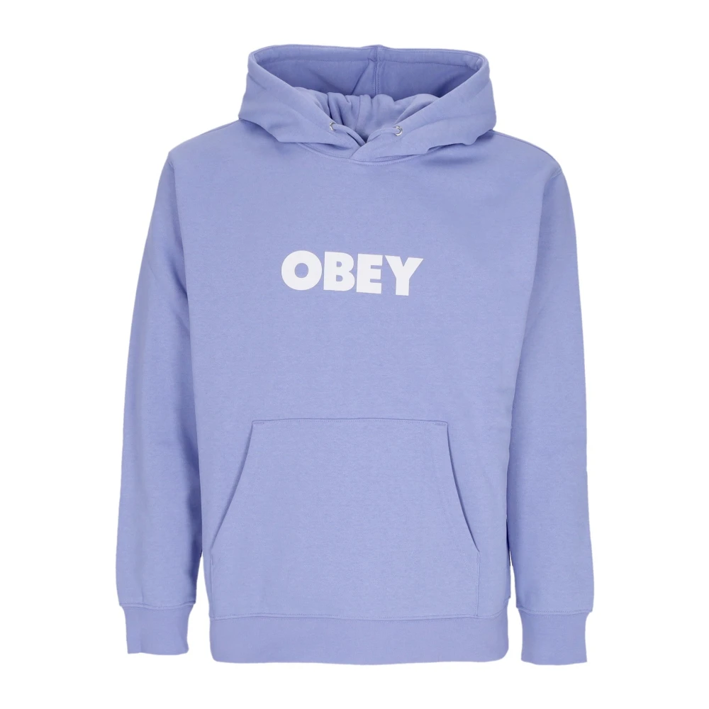 Obey Premium Fleece Hoodie Digital Violet Purple Heren