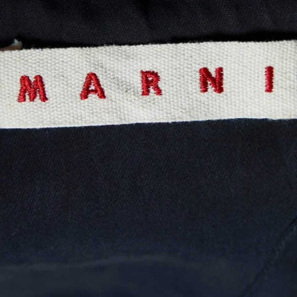 Marni Pre-owned Cotton outerwear Black Dames