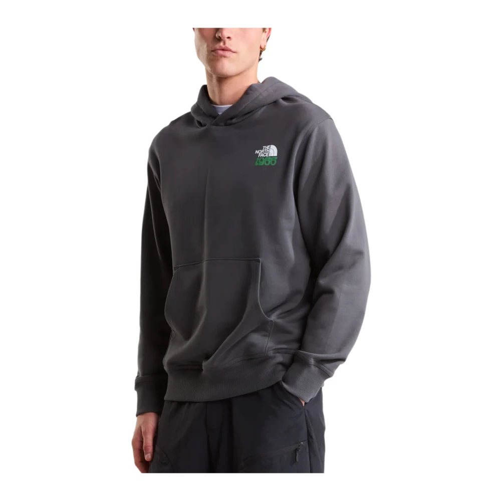 The North Face Men's Gray Tops, M, 1966 Motion Relaxed Graphic Hoodie